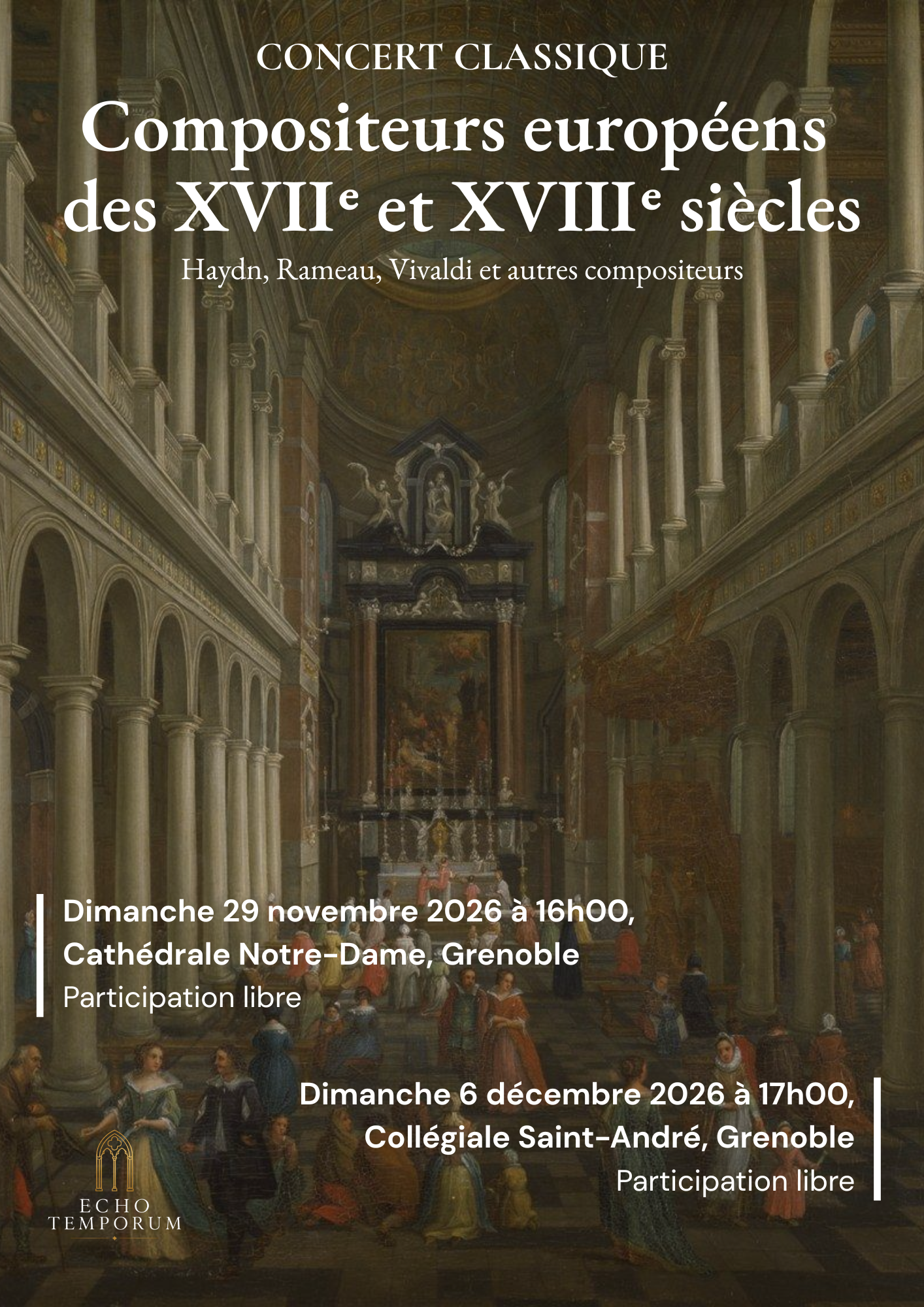 Affiche prochain concert
